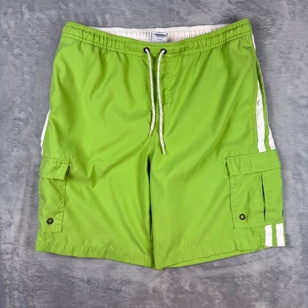 Gap Men's Green Swim-briefs-shorts
